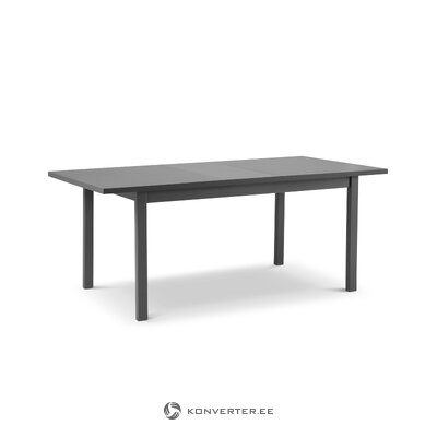 Extendable dining table (bonsai) mazzini sofas graphite mdf, wood, 78x90x160