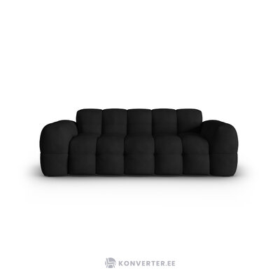 Dīvāns (nino) melns, strukturēts audums