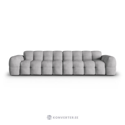 Sofa (nino) light gray, structured fabric