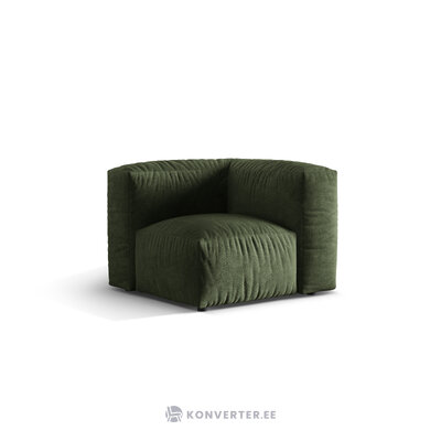 Модуль дивана (мартина) зеленый, бархат