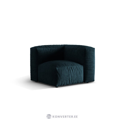 Sofa module (martina) deep petrol, velvet