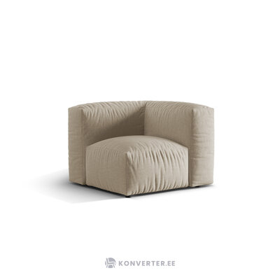 Sofa module (martina) light beige, structured fabric
