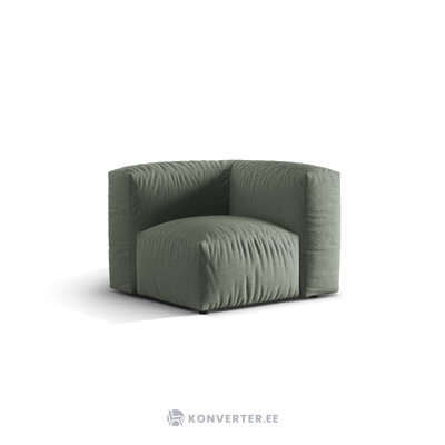 Sofa module (martina) moss green, structured fabric