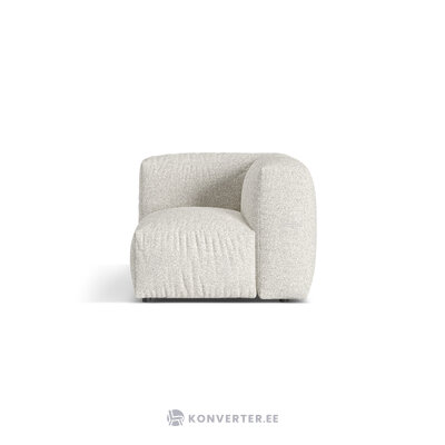 Dīvāna modulis bez roku balstiem &#39;martina&#39; pelēkbēšs melanžs, buklē