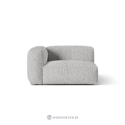 Dīvāna modulis &#39;martina&#39; sudraba, bukle, pa kreisi