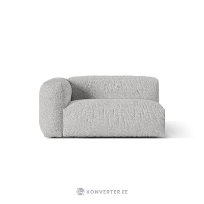 Dīvāna modulis &#39;martina&#39; sudraba, bukle, pa kreisi