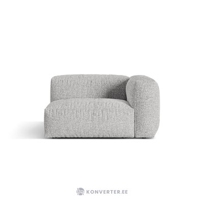 Dīvāna modulis &#39;martina&#39; sudraba, bukle, pa labi