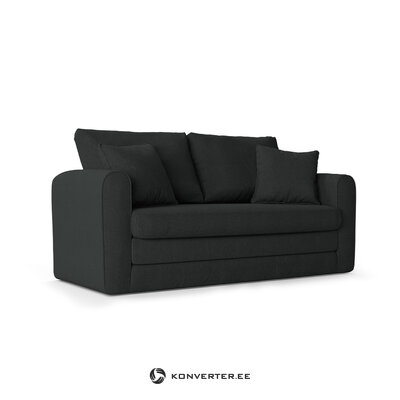 Sofa lido (micadoni home) tamsiai pilkas, struktūrinis audinys