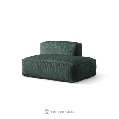 Corner sofa (martina) petrol, velvet, right