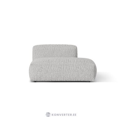 Sofa module 'martina' silver, boucle