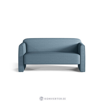 Диван «Эбби» синий джинс, структурированная ткань