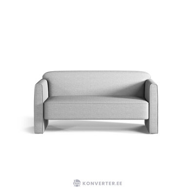 Диван «Эбби» светло-серый, структурированная ткань