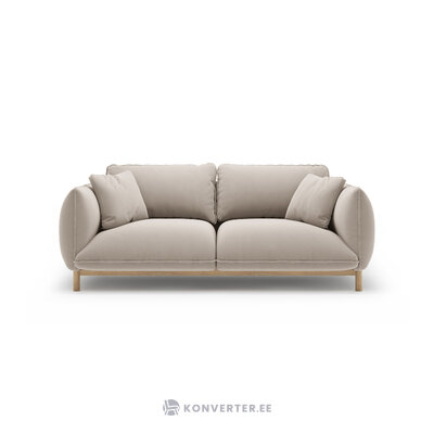 Dīvāns 'ada' gaiši bēšs, samts