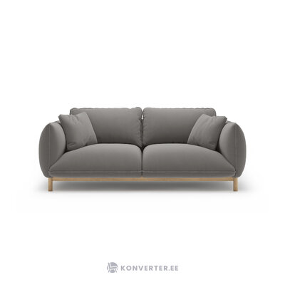 Dīvāns 'ada' pelēks, samts