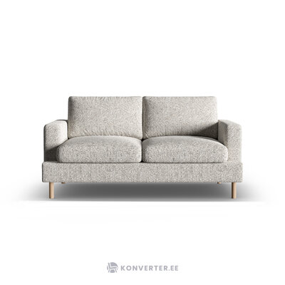 Dīvāns &#39;aliya&#39; bēša melanža, strukturēts audums