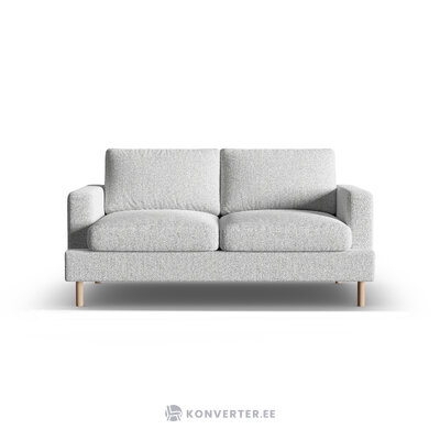 Диван «Алия» светло-серый меланж, структурированная ткань