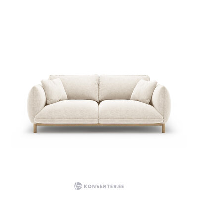 Диван «Ада» цвета слоновой кости, структурированная ткань