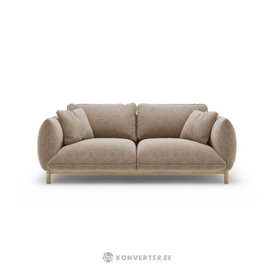 Диван «Ада» песочный, структурированная ткань