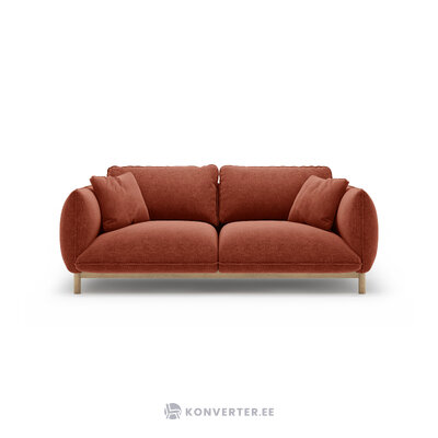 Dīvāns &#39;ada&#39; kastaņbrūns, strukturēts audums