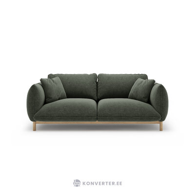 Диван «Ада» мохово-зеленый, структурированная ткань