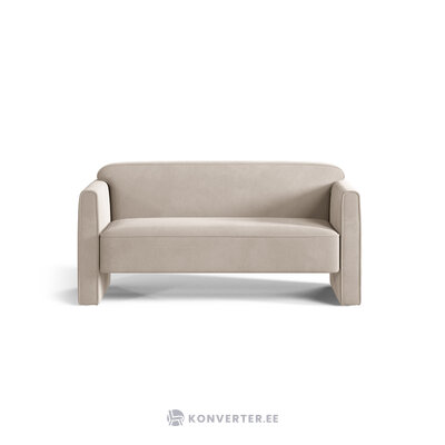 Dīvāns 'abby' bēšs, samts