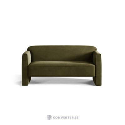 Dīvāns 'abby' zaļš, samts