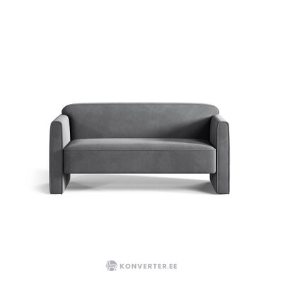 Dīvāns 'abby' pelēks, samts