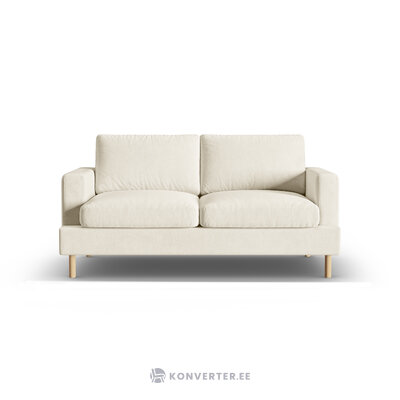 Диван «Алия» бежевый, бархат