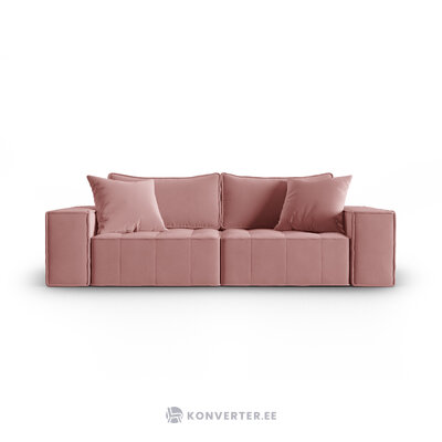 Modulaarinen sohva &quot;mike&quot; vaaleanpunainen, sametti