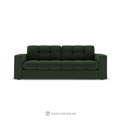 Dīvāns (justin) micadon ierobežots izlaidums tumši zaļš, strukturēts audums