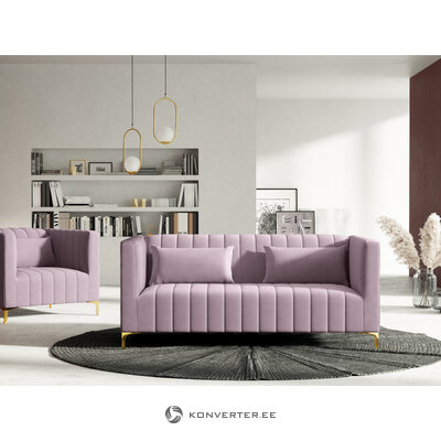 Annite sohva (micadoni home) laventeli, sametti, kultametalli