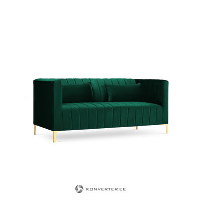 Sofa annite (micadoni home) buteliukas žalias, aksominis, auksinis metalas