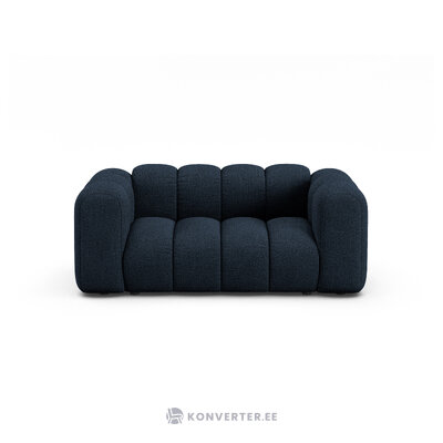 Modular sofa 'lupine' dark blue, boucle