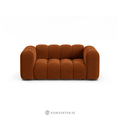 Modular sofa 'lupine' terracotta, velvet