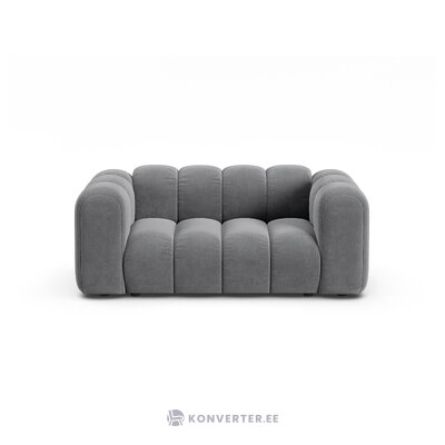 Modular sofa 'lupine' grey, velvet