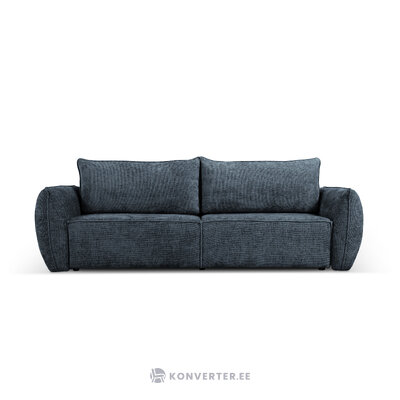Dīvāns gulta &#39;kaelle&#39; dziļi zils, šenila