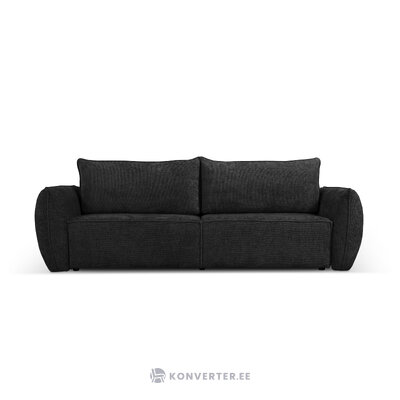 Sofa-lova &#39;kaelle&#39; juoda, šenilinė