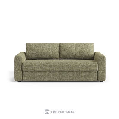 Диван-кровать «Давид» оливковый, структурированная ткань