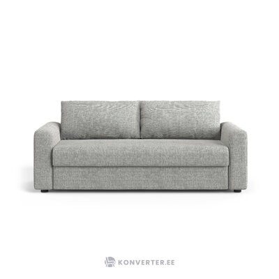 Диван-кровать «Давид», теплый серый, структурированная ткань