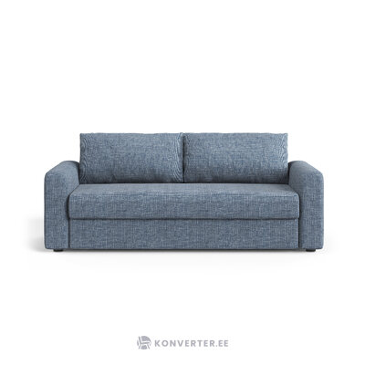 Dīvāngulta &#39;David&#39; zila melanža, strukturēts audums