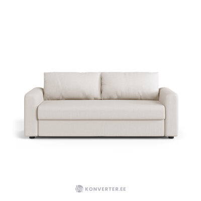 Диван-кровать «Давид» белый, структурированная ткань