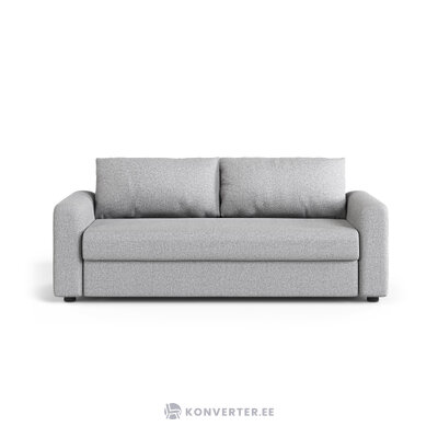 Диван-кровать «Давид» светло-серый, структурированная ткань