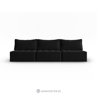 Moduļu dīvāns &#39;mike&#39; melns, samts