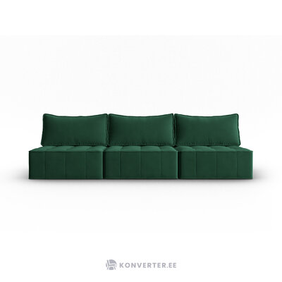 Moduļu dīvāns &quot;mike&quot; zaļš, samts