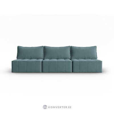 Modulinė sofa &#39;mike&#39; mėtinė, aksominė