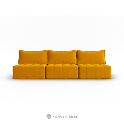 Modulinė sofa &quot;mike&quot; auksinė, aksominė