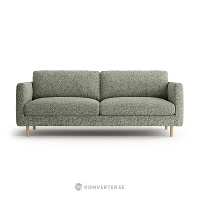 Диван «Эден» мохово-зеленый меланж, структурированная ткань