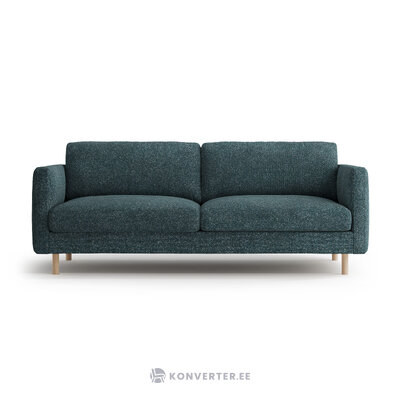 Диван «Эден» зелёно-голубой меланж, структурированная ткань