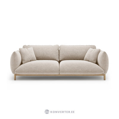 Диван «Ада» светло-бежевый, структурированная ткань