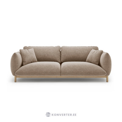 Диван «Ада» песочный, структурированная ткань